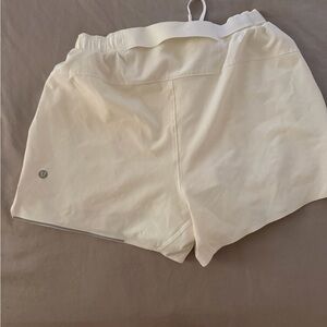lululemon athletica Cream Athletic Shorts NWOT